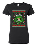 Ladies Merry Christmas Beagles Dog Pet Puppy Ugly Xmas Funny DT T-Shirt Tee