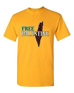 Free Palestine Map DT Adult T-Shirt Tee