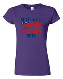 Junior Hillary For Prison 2016 President Election Anti Politics DT T-Shirt Tee