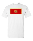 Montenegro Country Flag Europe State Nation Patriotic DT Adult T-Shirt Tee