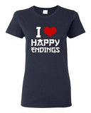 Ladies I Love Happy Endings Massage Therapist Relax Funny Humor DT T-Shirt Tee