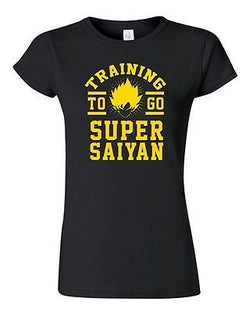 Junior Training To Go Super Saiyan Goku Gym Anime Funny Parody DT T-Shirt Tee