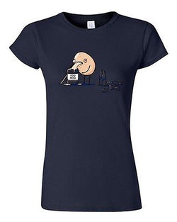 Junior Randy Otter Eggnog Egg Dairy Sweets Funny Arts Portray DT T-Shirt Tee