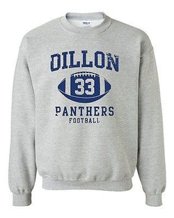 Dillon 33 Football Retro Ball Sports DT Novelty Crewneck Sweatshirt