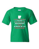 Always Be Yourself Unless You Can Be An Arkansan Map DT Youth Kids T-Shirt Tee