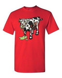 Zombie Cow Undead Animals Devil Monster Horror Adult DT T-Shirt Tee