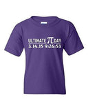 Ultimate Pi Day 3.14 2015 Math Geek Number Mathematics DT Youth Kid T-Shirt Tee