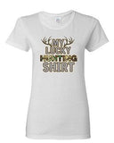 Ladies My Lucky Hunting Shirts Deer Hunt Camouflage Camo Funny DT T-Shirt Tee