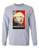 Long Sleeve Adult T-Shirt Bernie 2016 Election President Campaign Politics DT