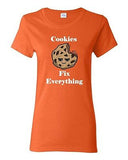 Ladies Cookies Fix Everything Biscuit Pastry Sweet Dessert Snack DT T-Shirt Tee