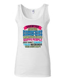 Junior Exercise Gives You Endorphins Make You Happy Funny Sleeveless DT Tank Top