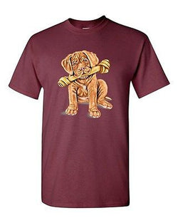 French Mastiff Puppy Dog Lover Tanya Ramsey Artworks Art DT Adult T-Shirts Tee