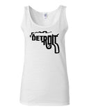 Junior Detroit Smoking Gun Philadelphia Novelty Statement Graphics Tank Top