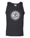 Om Aum Yoga Hindu Sanskrit God Symbol Novelty Statement Graphics Adult Tank Top