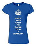 Junior I Can't Keep Calm I'm Going To Be A Grandma Family DT T-Shirt Tee