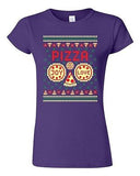 Junior Pizza Joy Love Pepperoni Ugly Face Christmas Funny Humor DT T-Shirt Tee