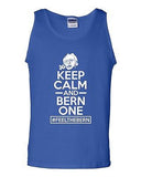 Keep Calm And Bern One Feel The Bern President Vote Campaign DT Adult Tank Top