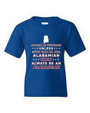 Always Be Yourself Unless You Can Be An Alabemian Map DT Youth Kids T-Shirt Tee