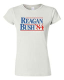 Junior Reagan Bush '84 Election Politic Classic Retro Republican GOP T-Shirt Tee