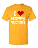 I Love Happy Endings Funny Massage Therapist Relax Humor DT Adult T-Shirt Tee