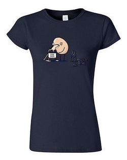 Junior Randy Otter Eggnog Egg Dairy Sweets Funny Arts Portray DT T-Shirt Tee