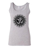 Junior Om Aum Yoga Hindu Sanksrit Omkara Sacred Symbol Graphic Tank Top