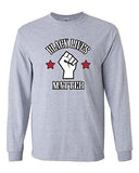 Long Sleeve Adult T-Shirt Black Lives Matter Support Campaign Protest LA DT