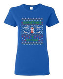 Ladies Christmas Is Coming Santa Claus TV Series Funny Parody DT T-Shirt Tee