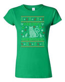 Junior Meowy Cat Animals Pet Kitten Ugly Christmas DT T-Shirt Tee