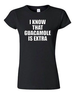 Junior I know Guacamole Is Extra Funny Avocado Fruits Mexican T-Shirt Tee