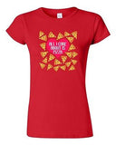 Junior Heart Pizza Lover I Love Pizza Care Food Cute Funny Humor DT T-Shirt Tee