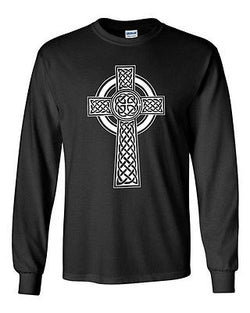 Long Sleeve Adult T-Shirt Cross Symbol Daughters Dating Father's Gift Funny DT