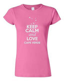 Junior Keep Calm And Love Cape Verde Country Patriotic Novelty T-Shirt Tee