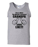 This Is What The World's Greatest Grandpa Looks Like Novelty Adult Tank Top