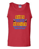 Guns Don't Kill People Uncles With Pretty Nieces Do Funny DT Adult Tank Top