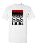 Dead Suits Skeleton Zombie Horror Scary Undead Novelty DT Adult T-Shirt Tee