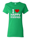 Ladies I Love Happy Endings Massage Therapist Relax Funny Humor DT T-Shirt Tee