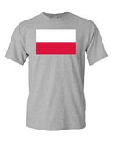 Poland Country Flag State Warsaw Polish Nation Patriotic DT Adult T-Shirt Tee