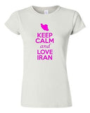 Junior Keep Calm And Love Iran Country Nation Patriotic Novelty T-Shirt Tee