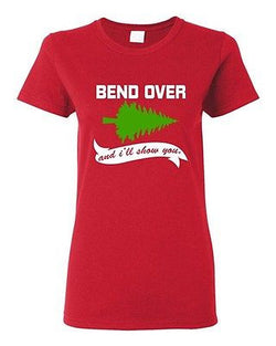 Ladies Bend Over I'll Show You Vacation TV Ugly Christmas Funny DT T-Shirt Tee