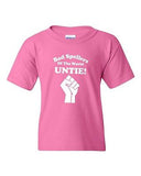Bad Spellers Of The World Untie Unite Funny Novelty Youth Kids T-Shirt Tee