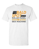 It's Not A Bald Spot It's A Solar Panel Joke Funny Humor DT Adult T-Shirt Tee