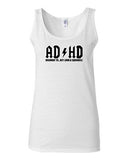 Junior ADHD Highway To... Hey Look A Squirrel Humor Novelty Statement Tank Top