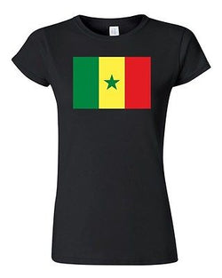Junior Senegal Country Flag Dakar French State Nation Patriotic DT T-Shirt Tee