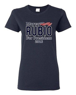 Ladies Marco Rubio For President 2016 Election Campaign Support DT T-Shirt Tee