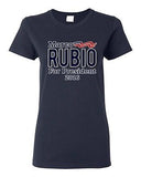 Ladies Marco Rubio For President 2016 Election Campaign Support DT T-Shirt Tee