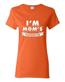 Ladies I'm Mom's Favorite Daughter Christmas Gift Funny Humor DT T-Shirt Tee