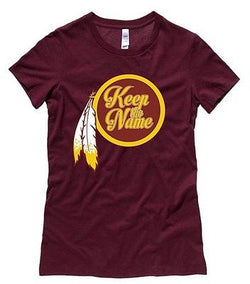 Junior Keep The Name Washington Football Parody Sports Novelty T-Shirt Tee