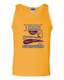 I Make Wine Disappear What's Your Superpower? Superhero Funny DT Adult Tank Top