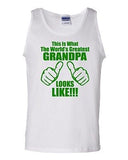 This Is What The World's Greatest Grandpa Looks Like Novelty Adult Tank Top